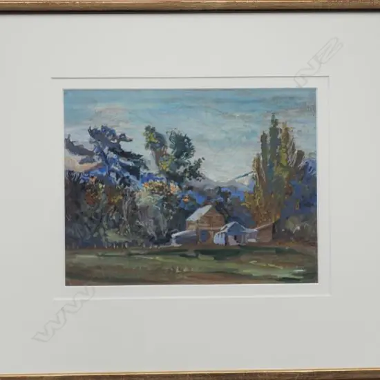 STILL, Mabel (NZ 1872-1956), Wellington Rural Scene, W/C, signed, 220mm x 28.50mm
