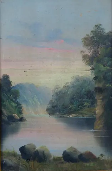 GARRATT, Henry Thomas (NZ 1875-1953), Landscape, Oil on board, signed, 440mm x 300mm Image 1++