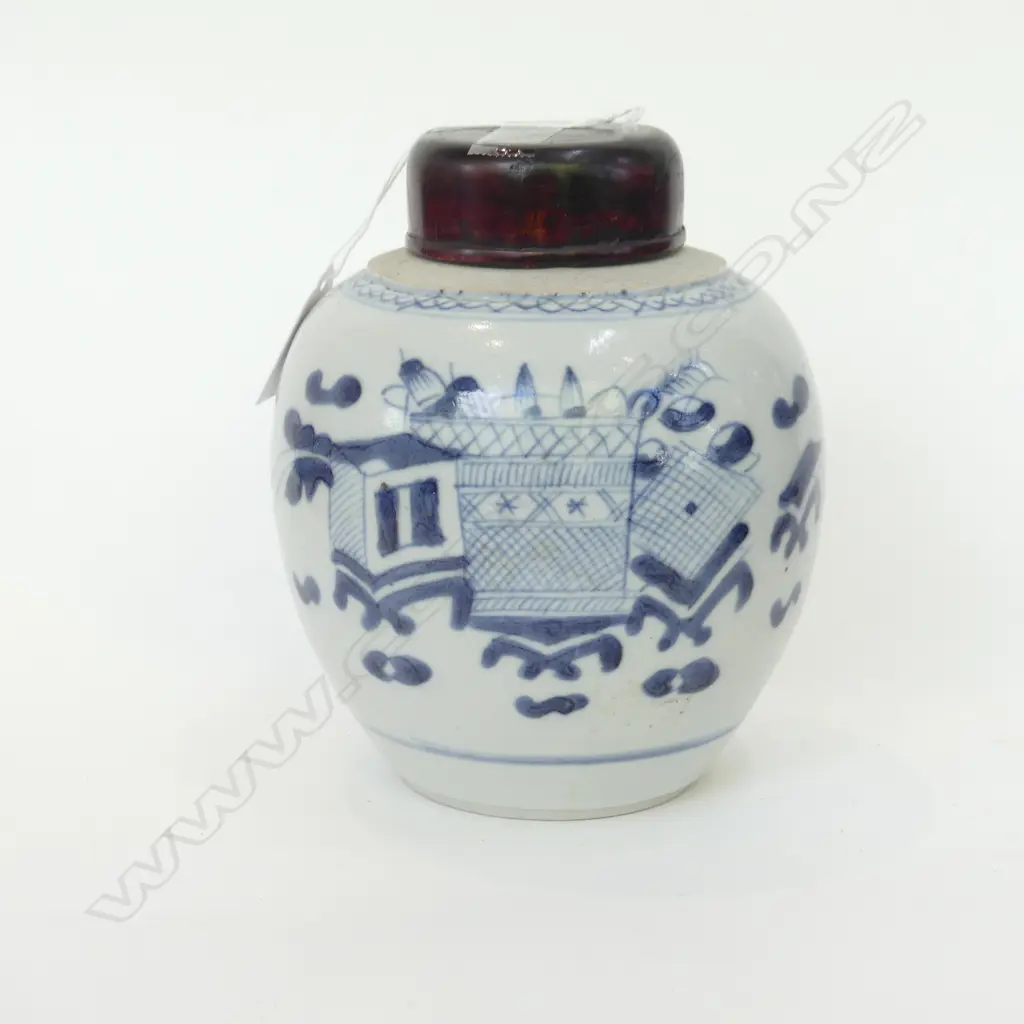 B/W GINGER JAR H.150mm Image 1++