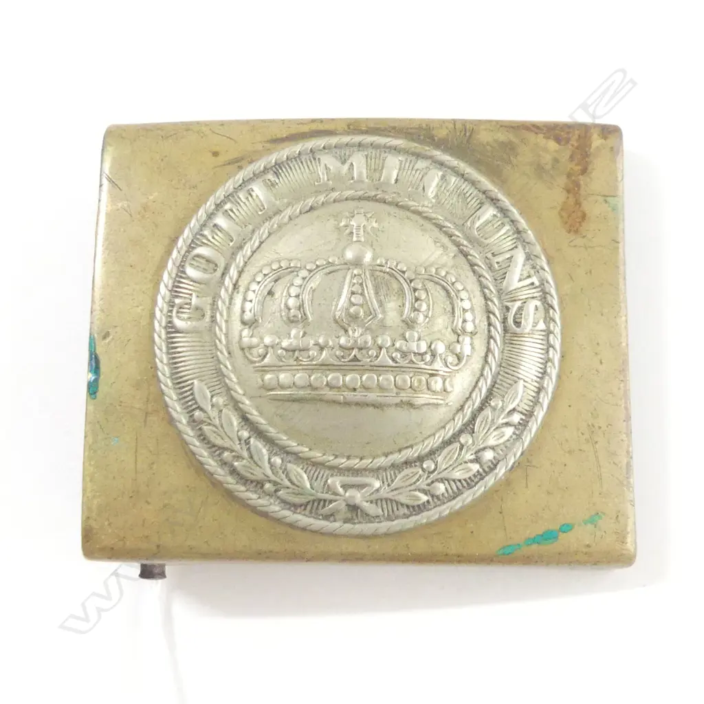 GERMAN MILITARY BELT BUCKLE (18752) Image 1++