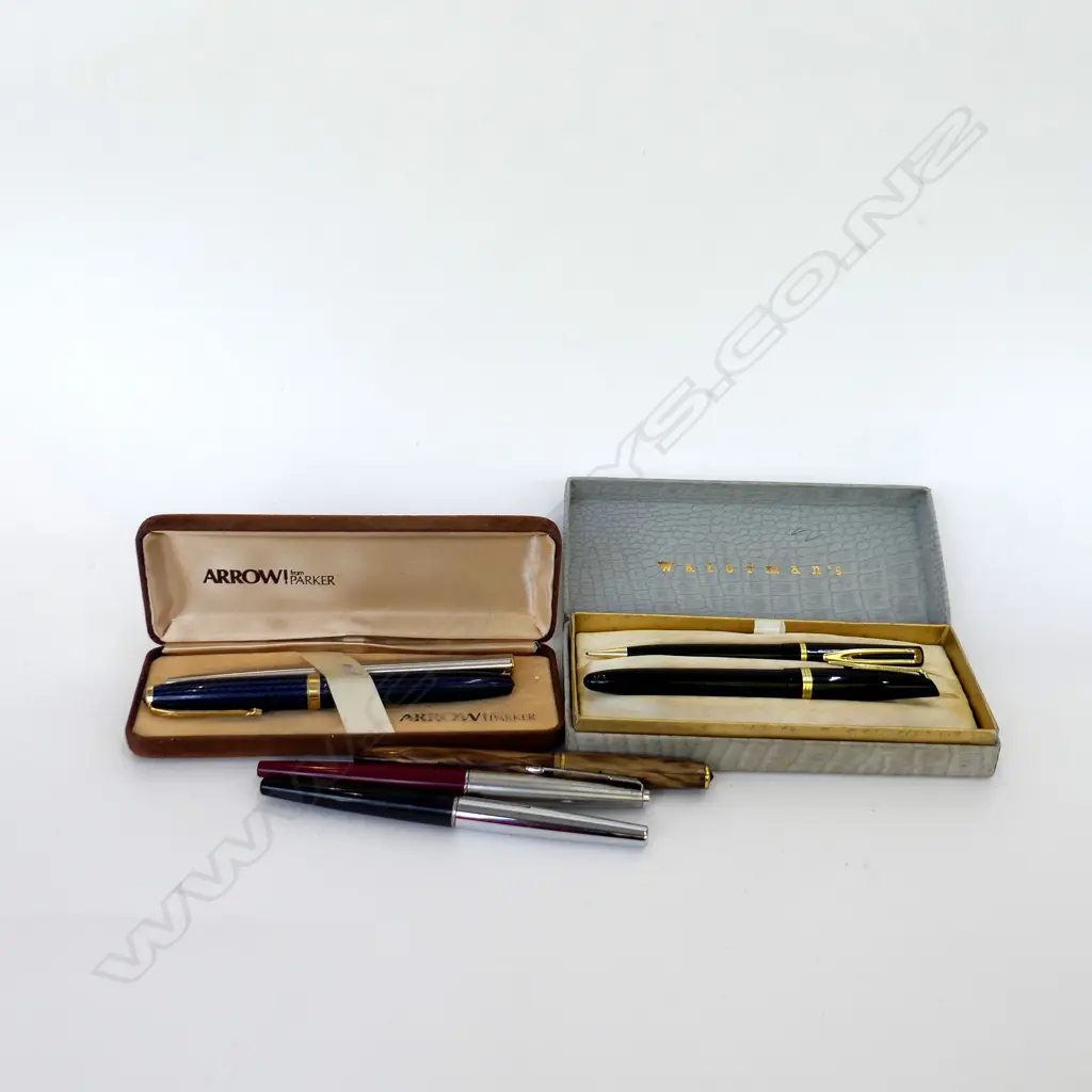 7 ASST. PENS; WATERMANS, PARKER ETC Image 1++