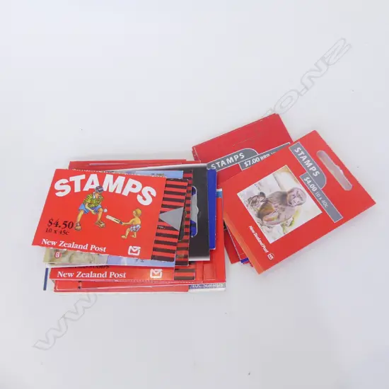 BAG NZ POST STAMP BOOKLETS; $200 FACE VALUE
