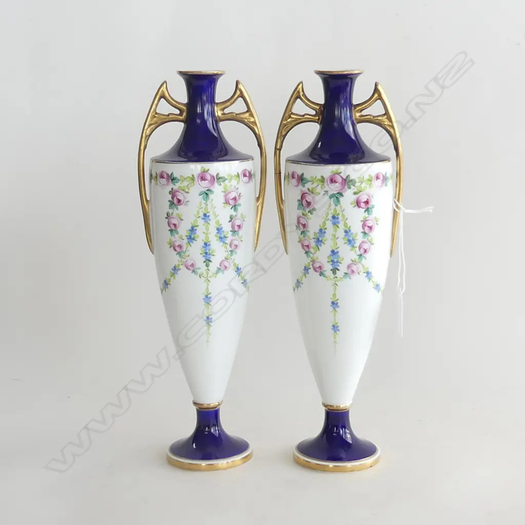 PR MINTONS VASES H.300mm (repair to one handle) Image 1++