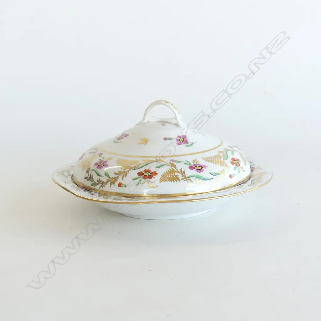 DERBY LIDDED DISH c.1780 200mm dia Image 1++