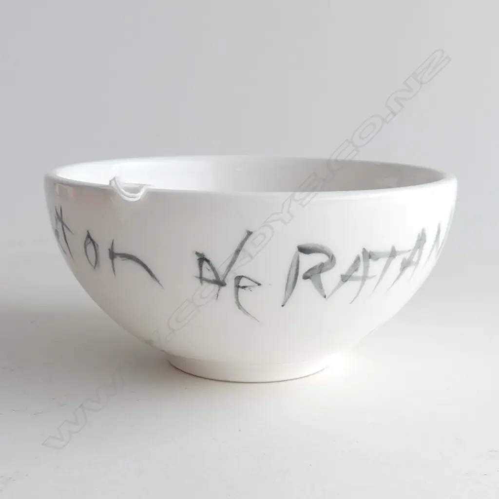 STUDIO CERAMICS, ALEXIS HUNTER BOWL, DATED 2003, DIA 135MM Image 1++