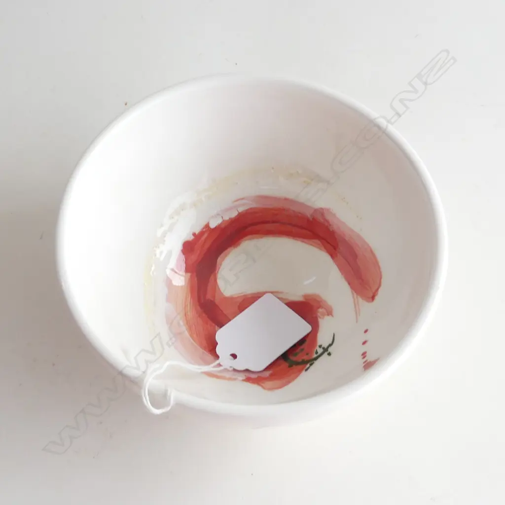 STUDIO CERAMICS, ALEXIS HUNTER BOWL, DATED 2003, DIA 135MM Image 1++