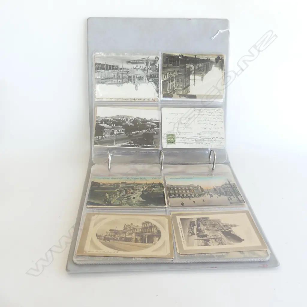 POSTCARD ALBUM; 47 EARLY 20thC AUCKLAND Image 1++