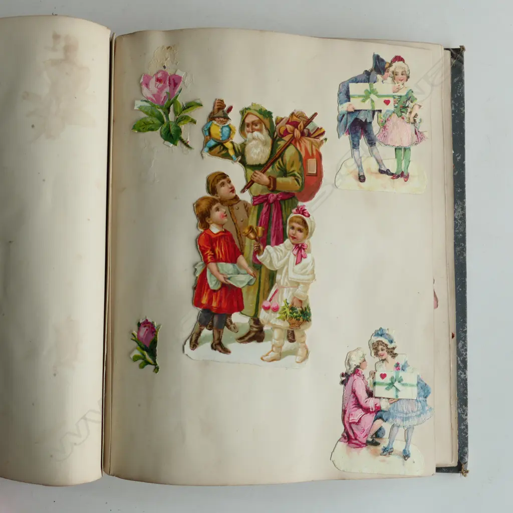 VICT SCRAPBOOK ALBUM WITH VICT SWAPS ETC Image 1++