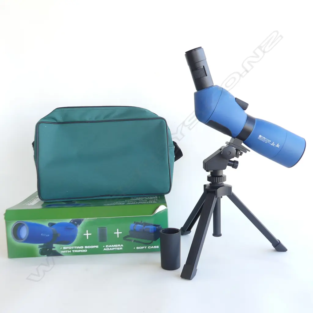 KONUS HONUSPOT 65 TELESCOPE  - IN ORIGINAL BOX WITH TRIPOD, CARRY CASE ETC.. Image 1++
