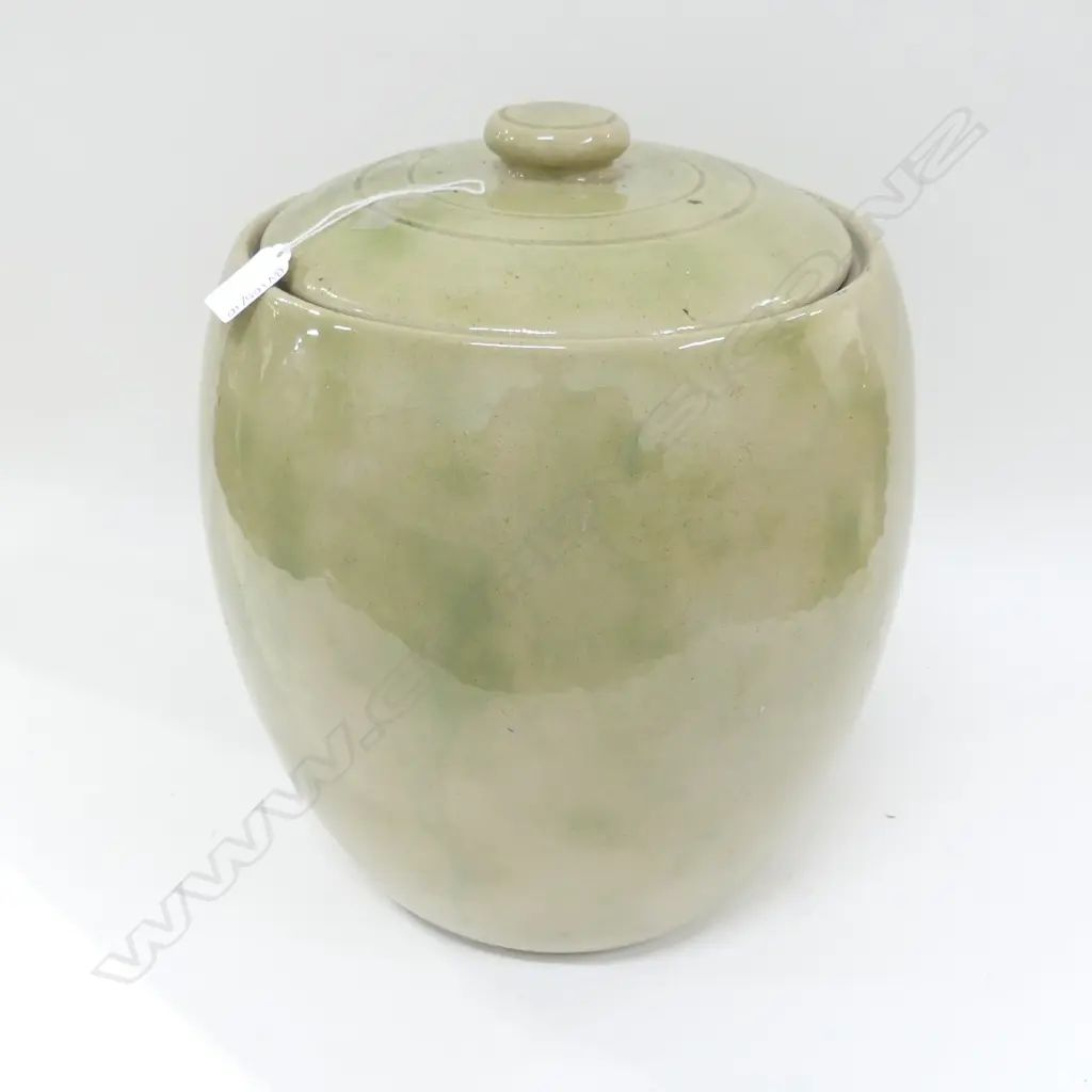 TEMUKA POTTERY GLAZED CROCK H.320mm / 270mm dia Image 1++