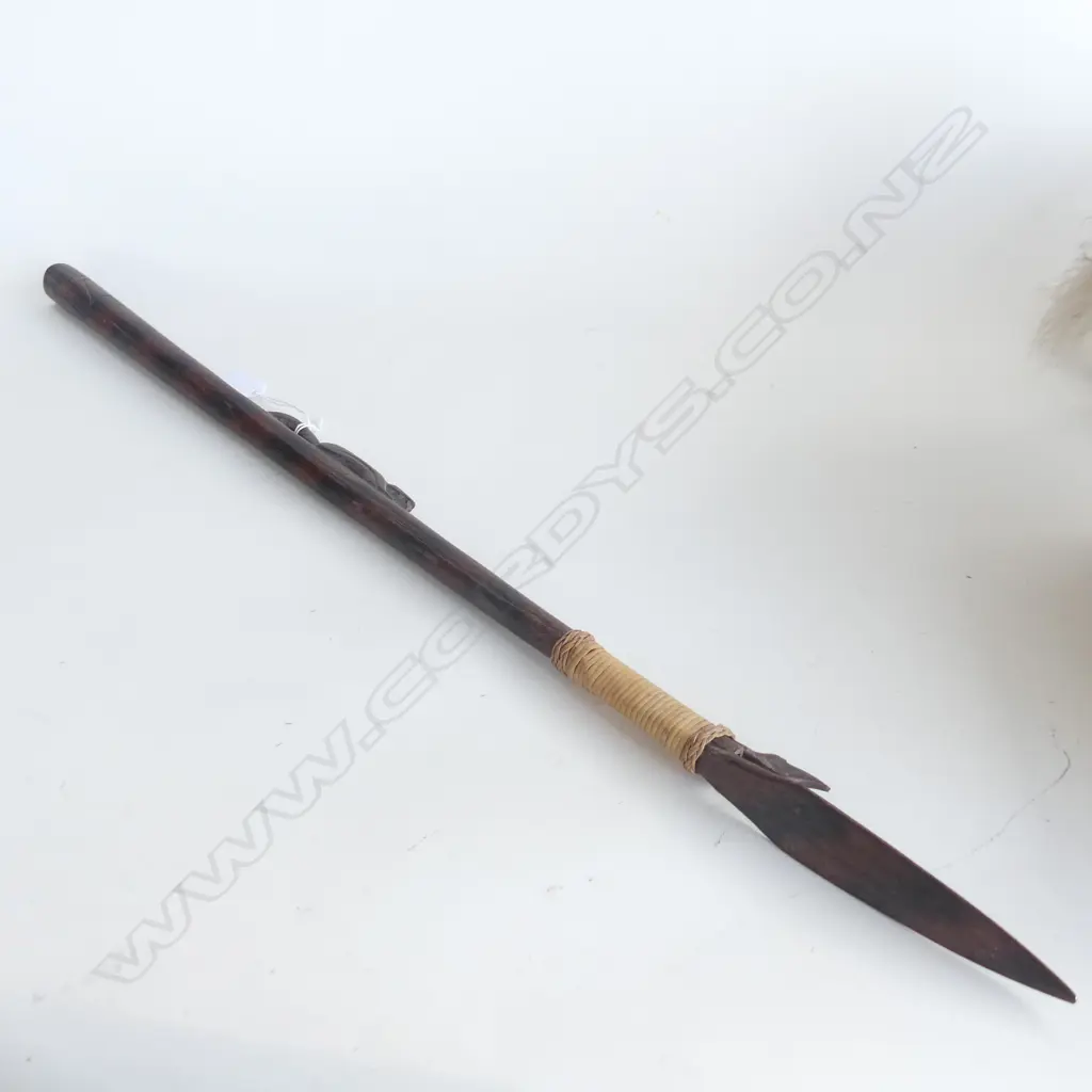 CARVED WOODEN TRIBAL BLOW GUN L.755mm Image 1++