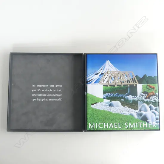 CASED BOOK; MICHAEL SMITHER PAINTER SIGNED & ED. 102/150