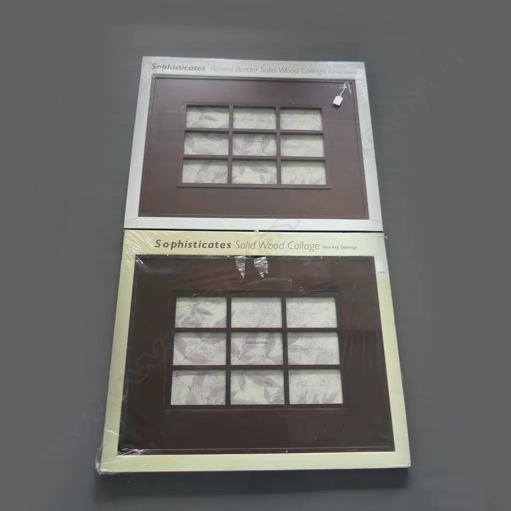 PR WOODEN MULTI PICTURE FRAMES AS NEW in new display boxes Image 1++