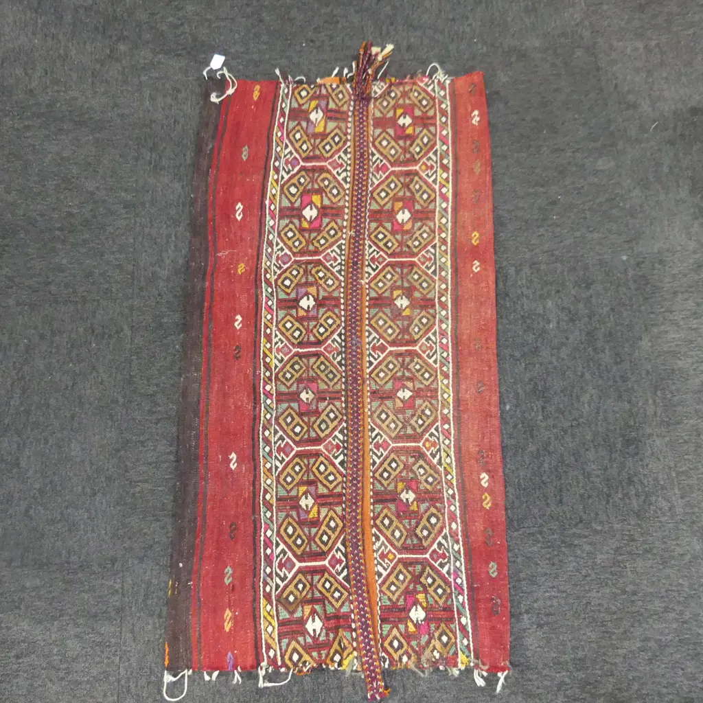 OLD TURKISH KELIM GRAIN BAG / CUSHION COVER 1150 X 600mm Image 1++