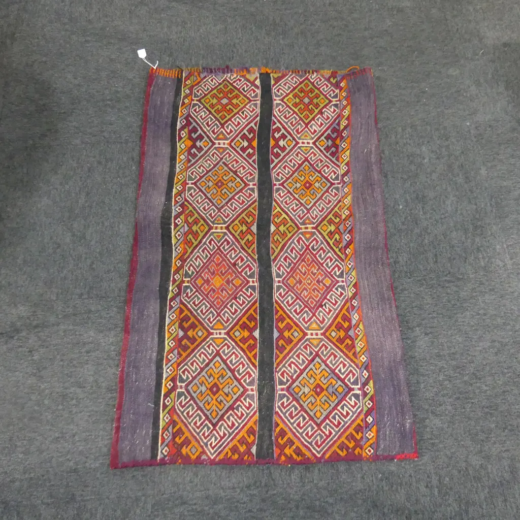OLD TURKISH KELIM GRAIN BAG / CUSHION COVER 1150 X 730mm Image 1++