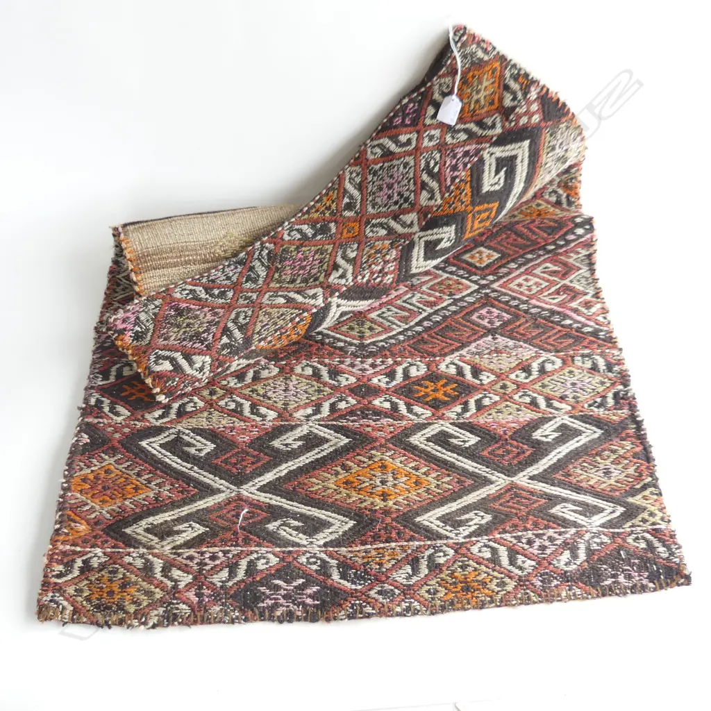 OLD TURKISH KELIM GRAIN BAG / CUSHION COVER 90 X 60mm Image 1++