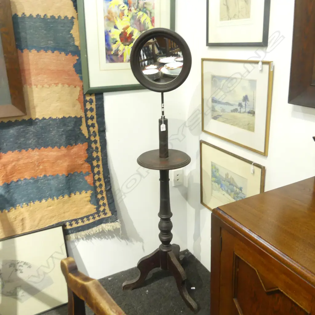 ANTIQUE SHAVING STAND c1900's H.1520mm  Image 1++