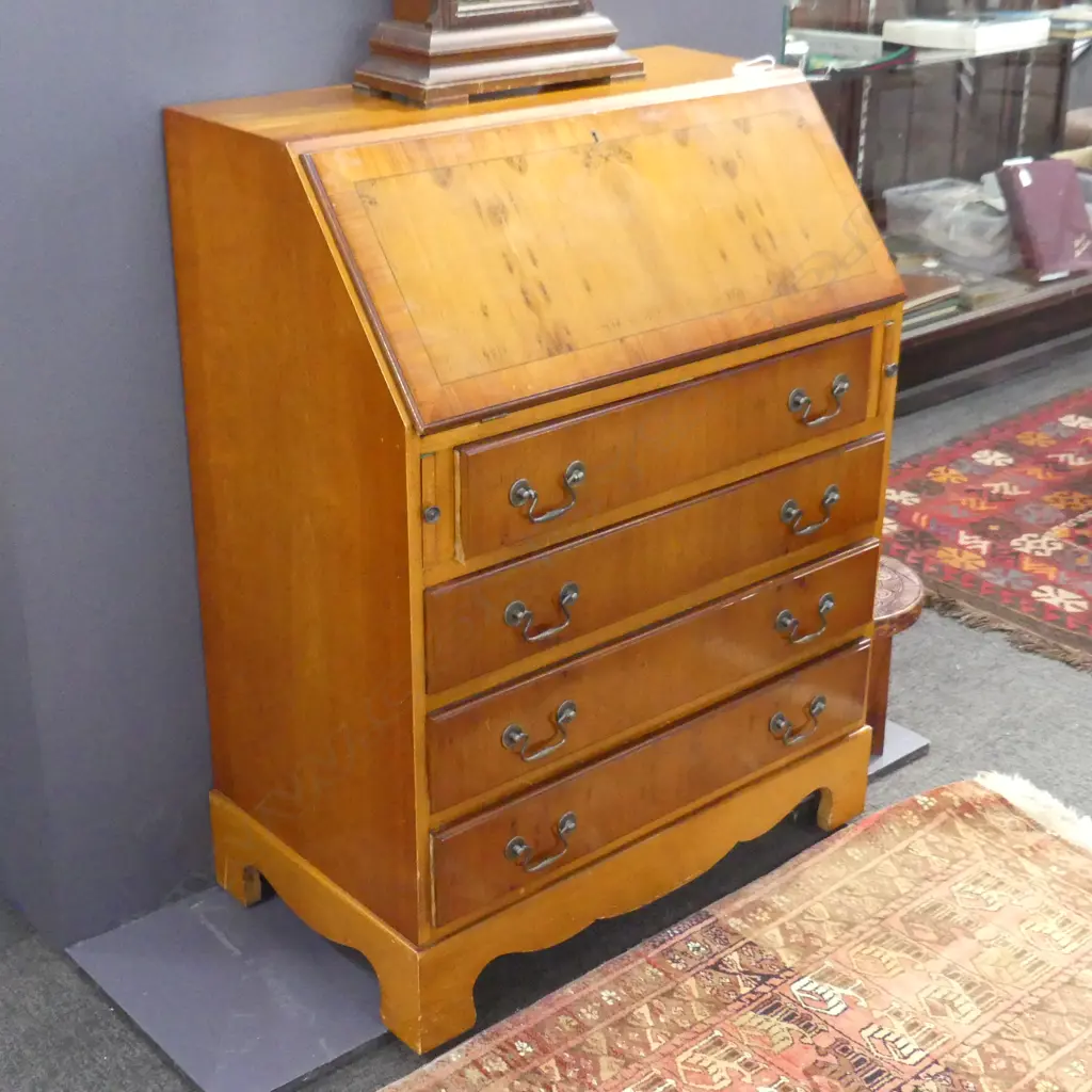GEORGIAN STYLE DROP FRONT DESK 750x440x990mm Image 1++