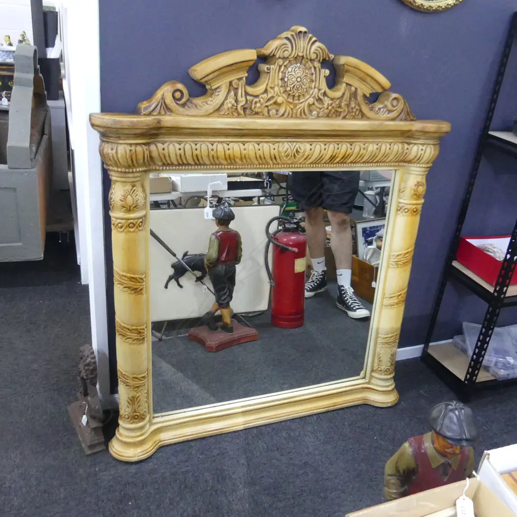LARGE ORNATE RESIN MIRROR 1380x1200mm Image 1++