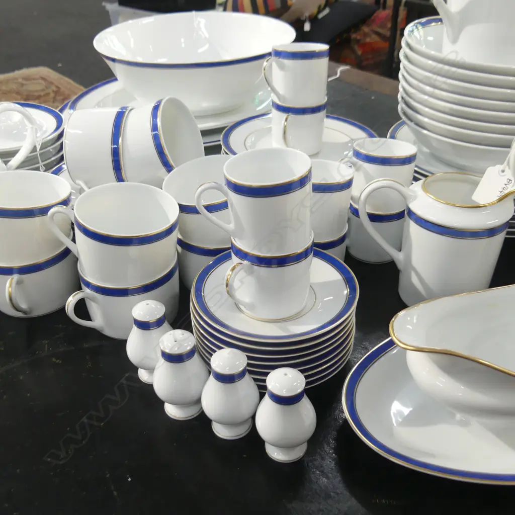 LG BERNARDAUD LIMOGES 'UNIVERS' FULL DINNER SERVICE (EX SULTAN OF BRUNEI)  8 PLACE SETTING... Image 1++