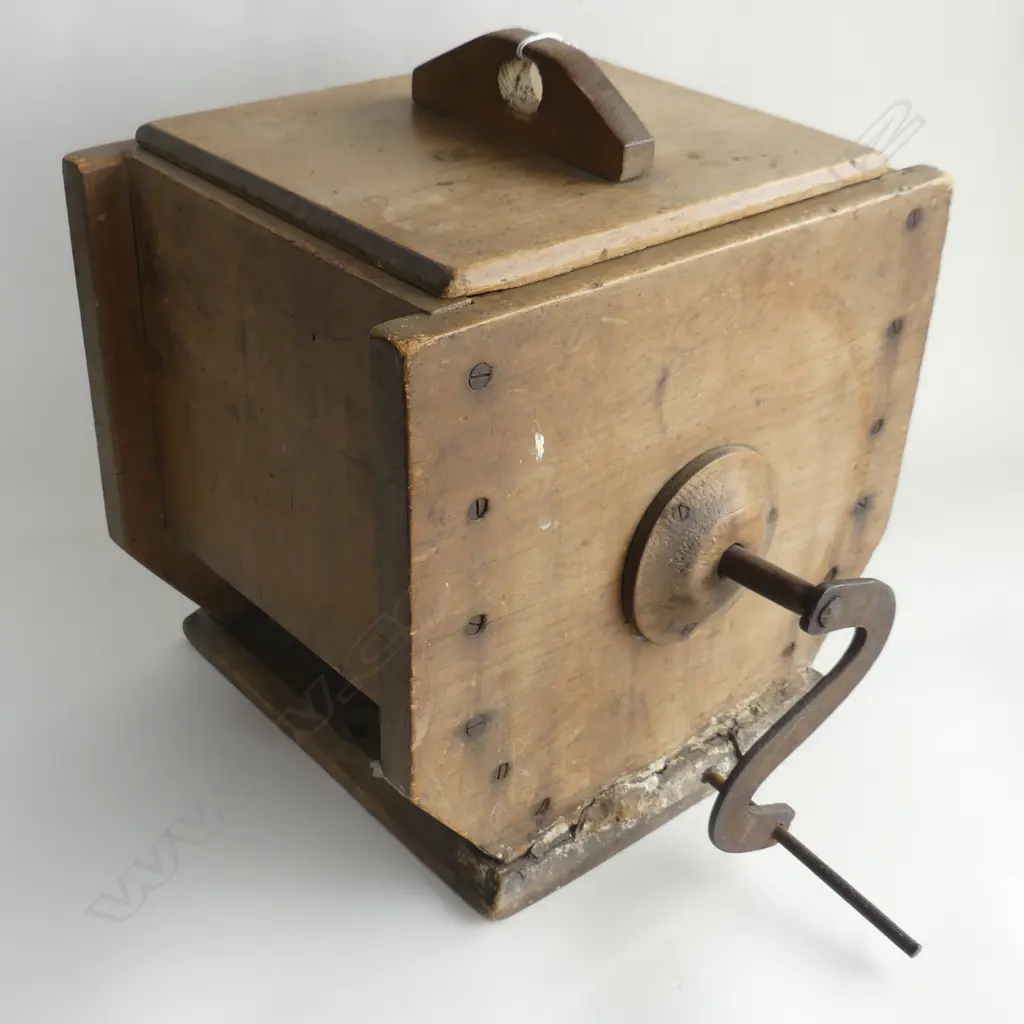 ANTIQUE WOODEN BUTTER CHURN H.400mm Image 1++
