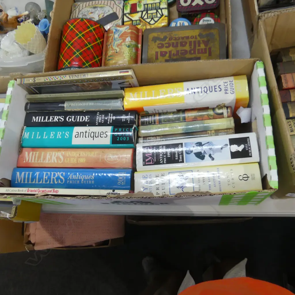 BOX LOT BOOKS; ANTIQUE INTEREST Image 1++