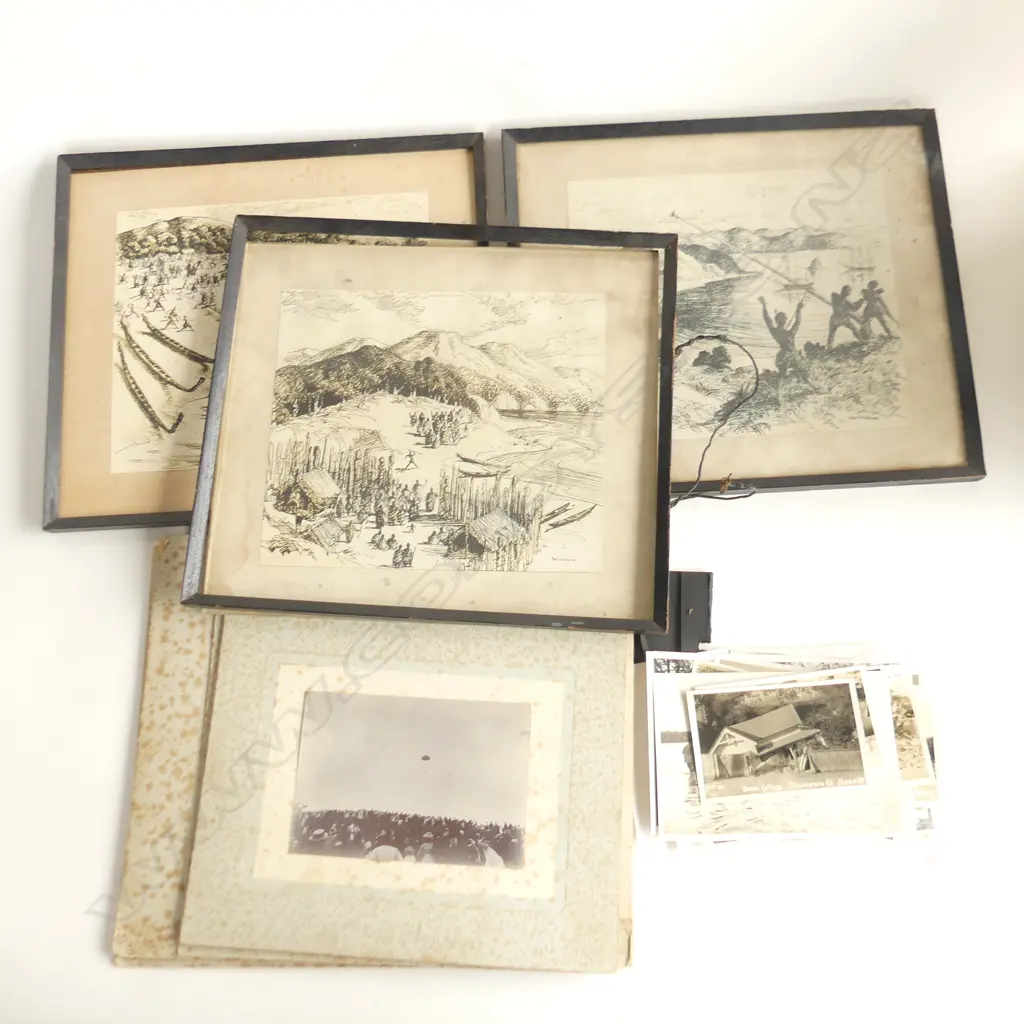 3 P MCKINTYRE PRINTS & COLLECTION BLACK & WHITE PHOTOS SOME WW2 Image 1++