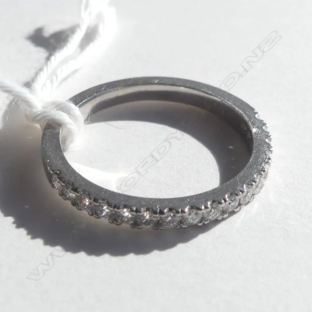 PLATINUM AND DIAMOND BAND 0.33ct TDW with valuation  Image 1++