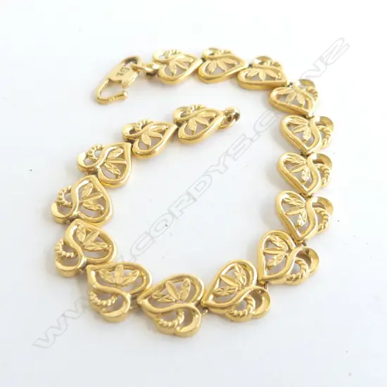 22 CT BRACELET 13.7 GRAMS L.175mm 18CM