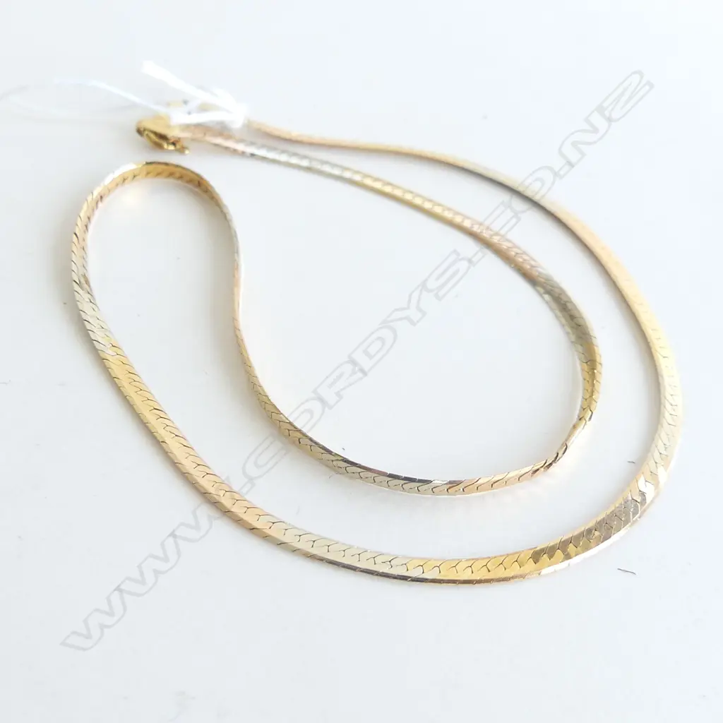 18CT MULTI COLOURED GOLD NECKLACE 9.8 GRAMS 43CM Image 1++