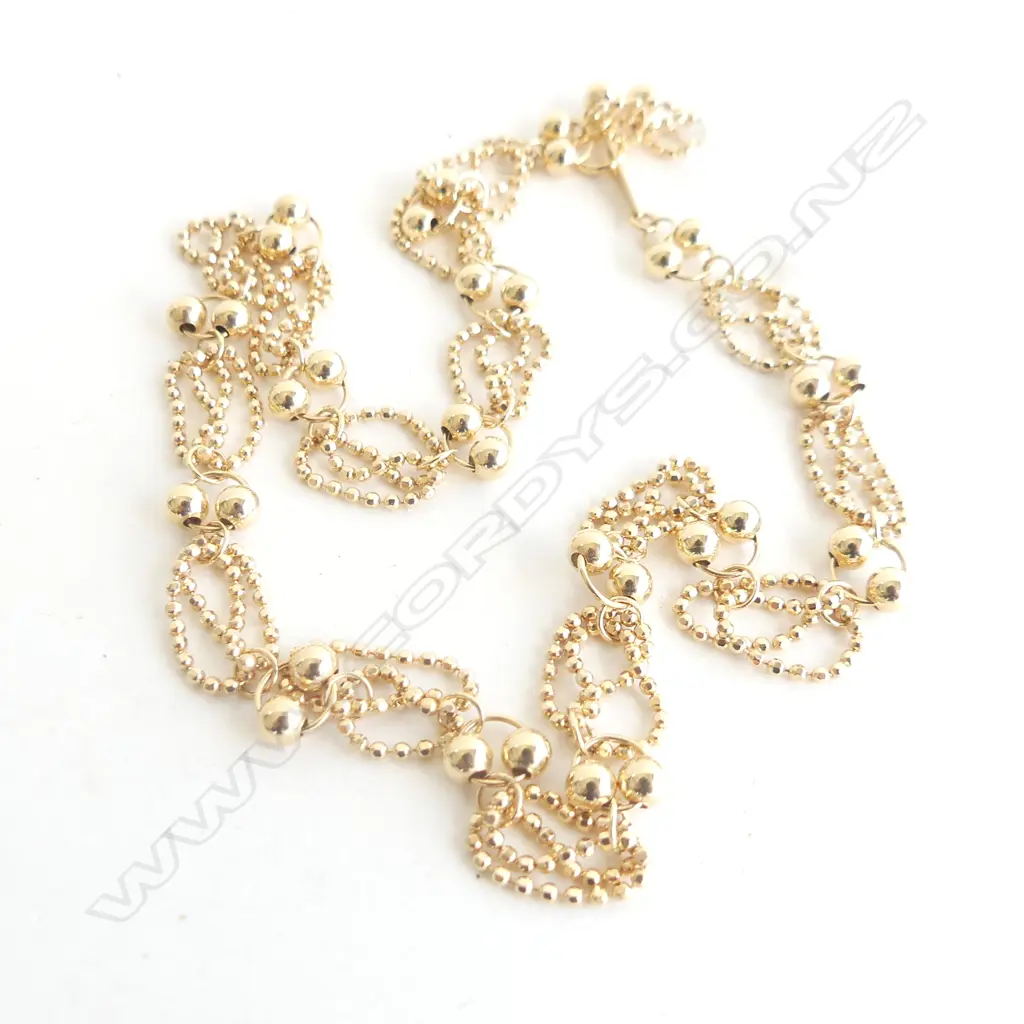 18CT GOLD NECKLACE 17.2 GRAMS  42CM  (CONDITION NEW) Image 1++