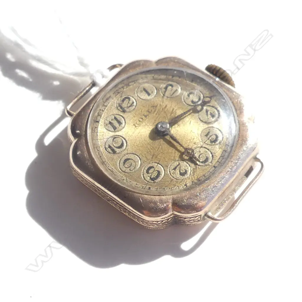 9CT LADIES ROLEX 1920'S WORKING Image 1++