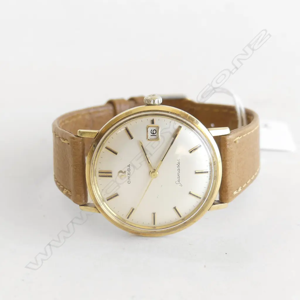 VINTAGE OMEGA SEAMASTER WRISTWATCH SEAHORSE BACK - manual wind Image 1++