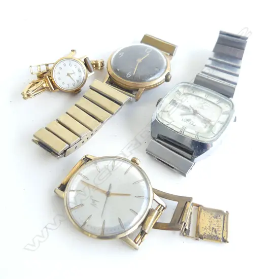 4 VINTAGE WATCHES