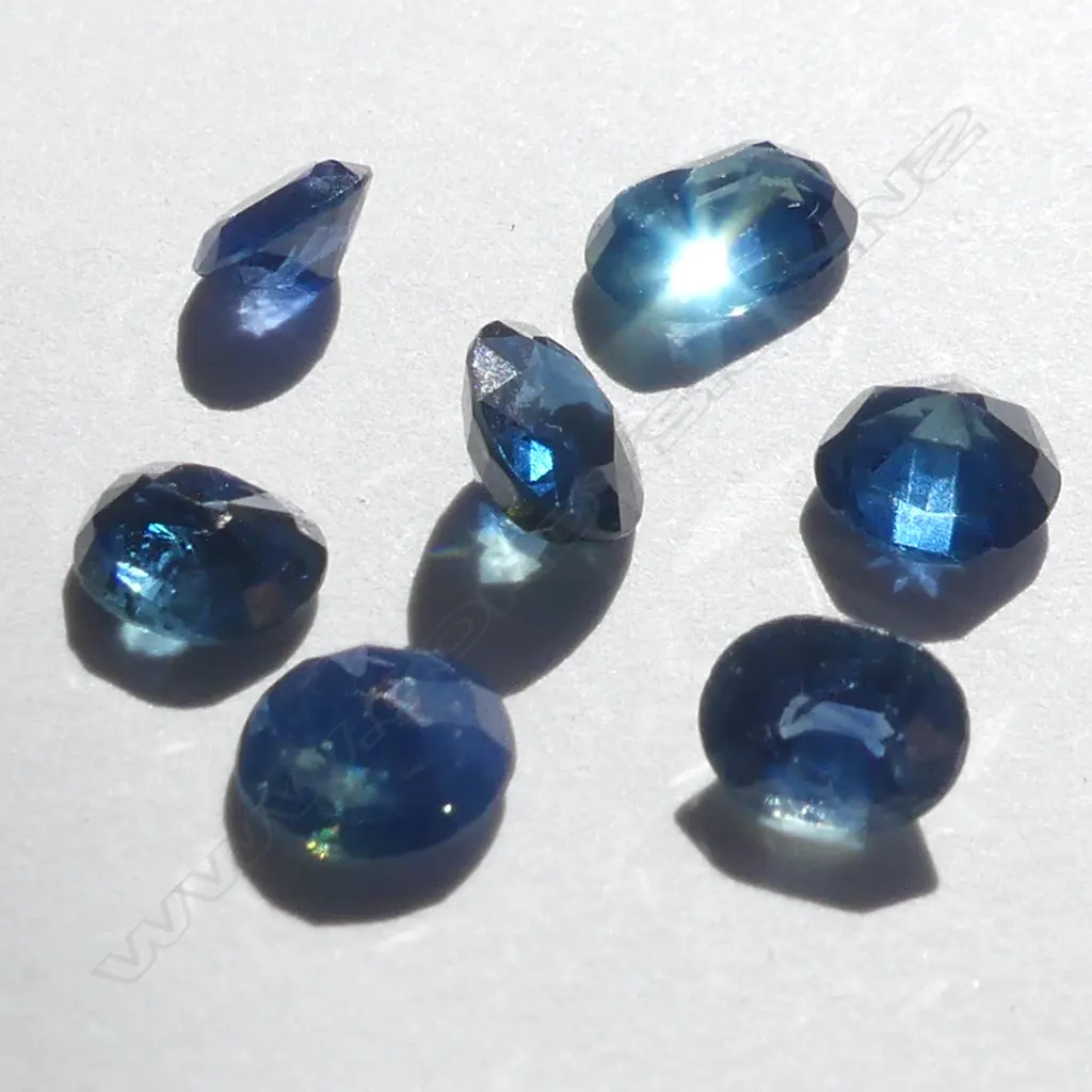 7 SAPPHIRE STONES, 5.1CT Image 1++