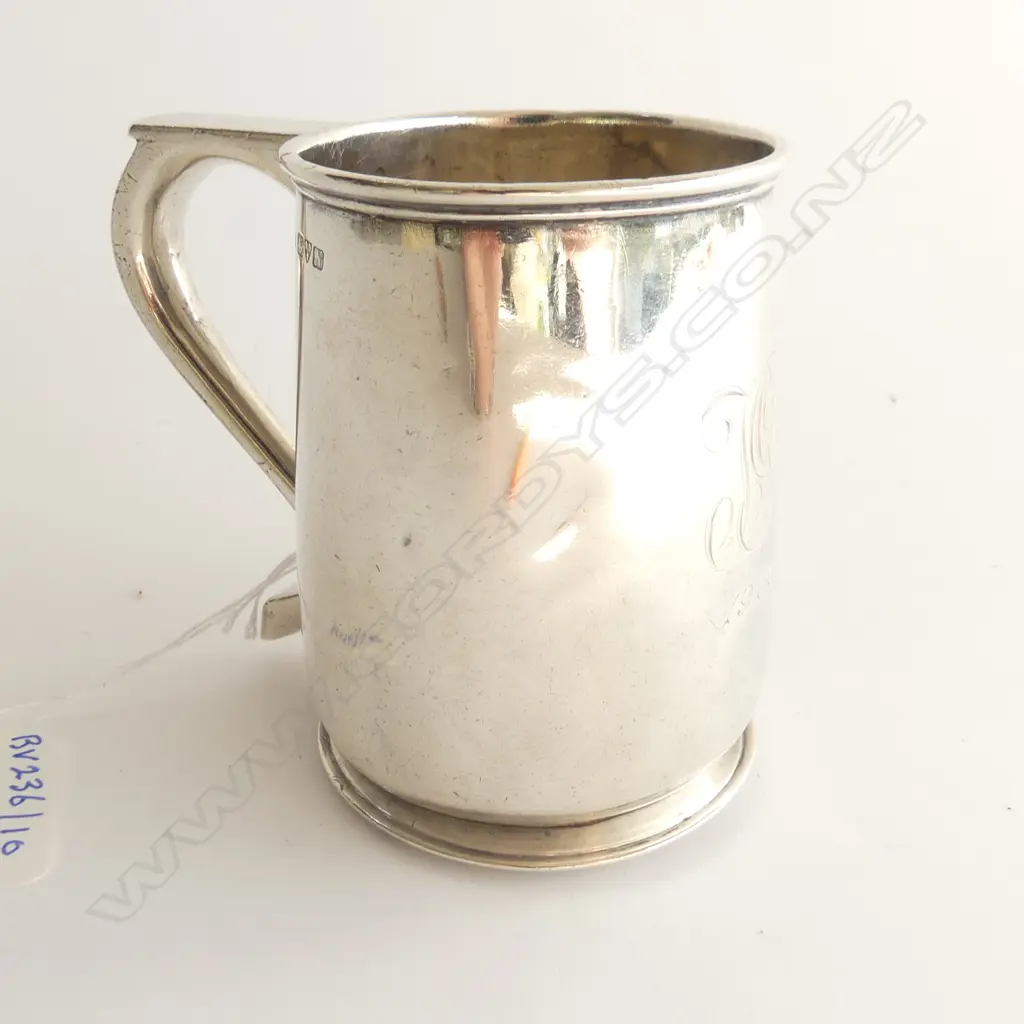 S/S CHRISTING MUG CHESTER 1913 80MM 151GRAMS WITH DENTS Image 1++