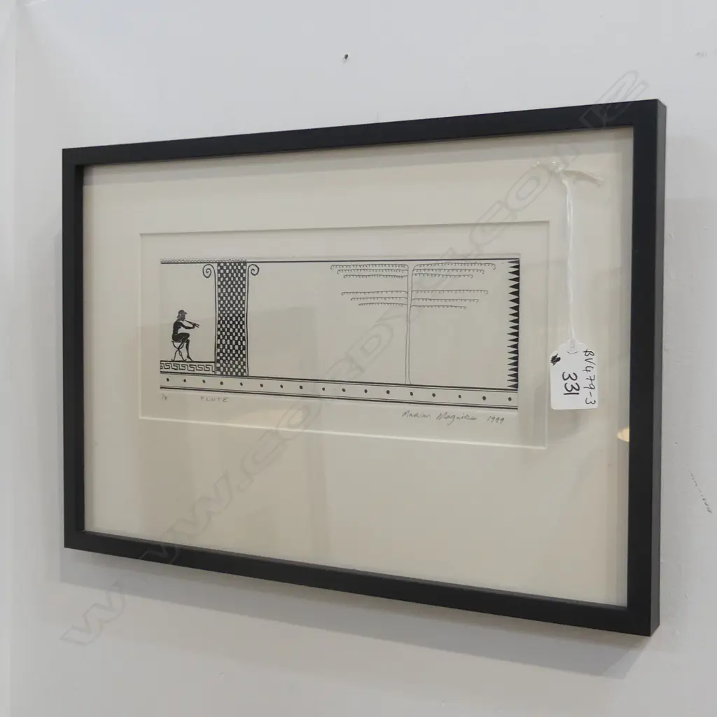 MARION MAGUIRE, 'FLUTE' LTD ED. 1/8, SIGNED 240 X90mm Image 1++