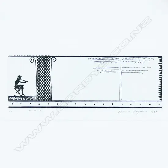 MARION MAGUIRE, 'FLUTE' LTD ED. 1/8, SIGNED 240 X90mm