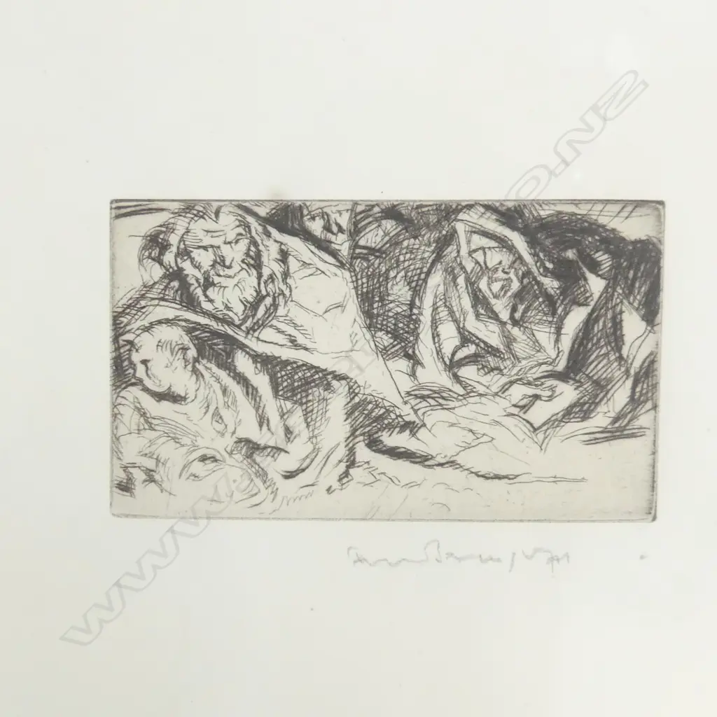  ARTISTS PROOF SIR FRANK BRANGWYN 95 X 50mm Image 1++