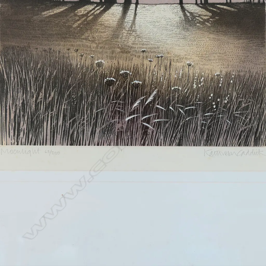 NUMBERED PRINT MOONLIGHT BY KAREN MCCADDICK 620BY540 Image 1++