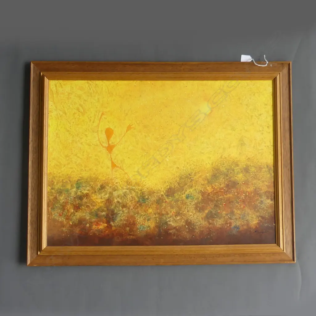 KEITH MORANT 'THE EVOCATION OF AUTUMN'  OIL ON BOARD, SIGNED 1976, 880 X 670MM  Image 1++