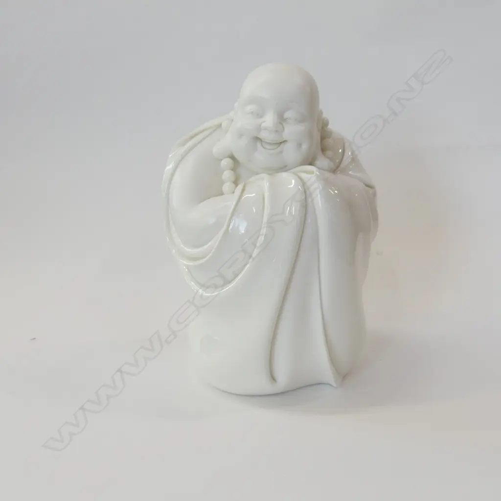 WHITE PORCELAIN BUDDHA H. 240MM Image 1++