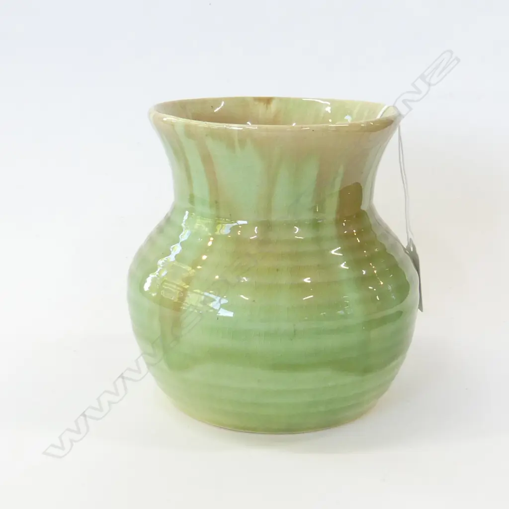 CROWN LYNN TRICKLE GLAZE VASE  H. 150MM (AK72) Image 1++