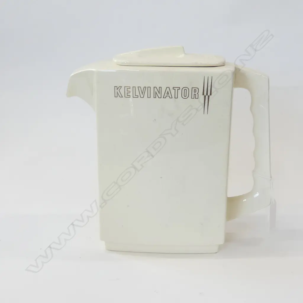 CROWN LYNN KELVINATOR FRIDGE JUG H. 210MM  (CRAZING) (20078)  Image 1++