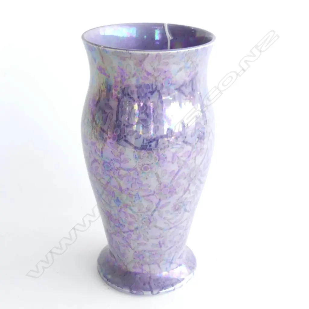 AULTCLIFFE (BRITISH) POTTERY LUSTRE GLAZED VASE H.205mm Image 1++