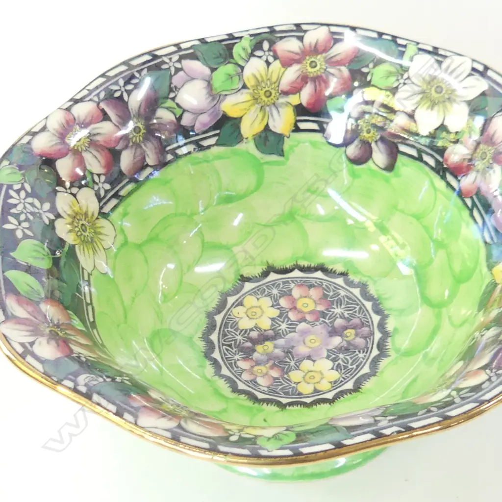 MALING THUMBPRINT FOOTED BOWL  DIA 225 X  H125MM (20524) Image 1++