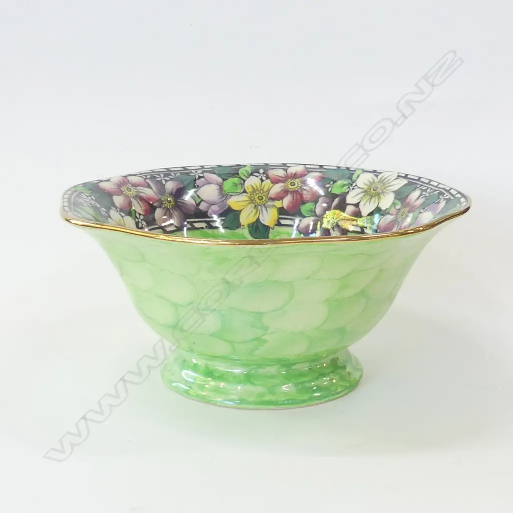 MALING THUMBPRINT FOOTED BOWL  DIA 225 X  H125MM (20524) Image 1++