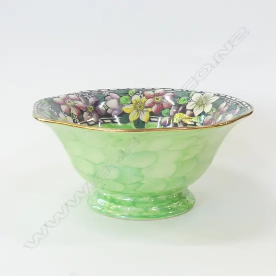 MALING THUMBPRINT FOOTED BOWL  DIA 225 X  H125MM (20524)