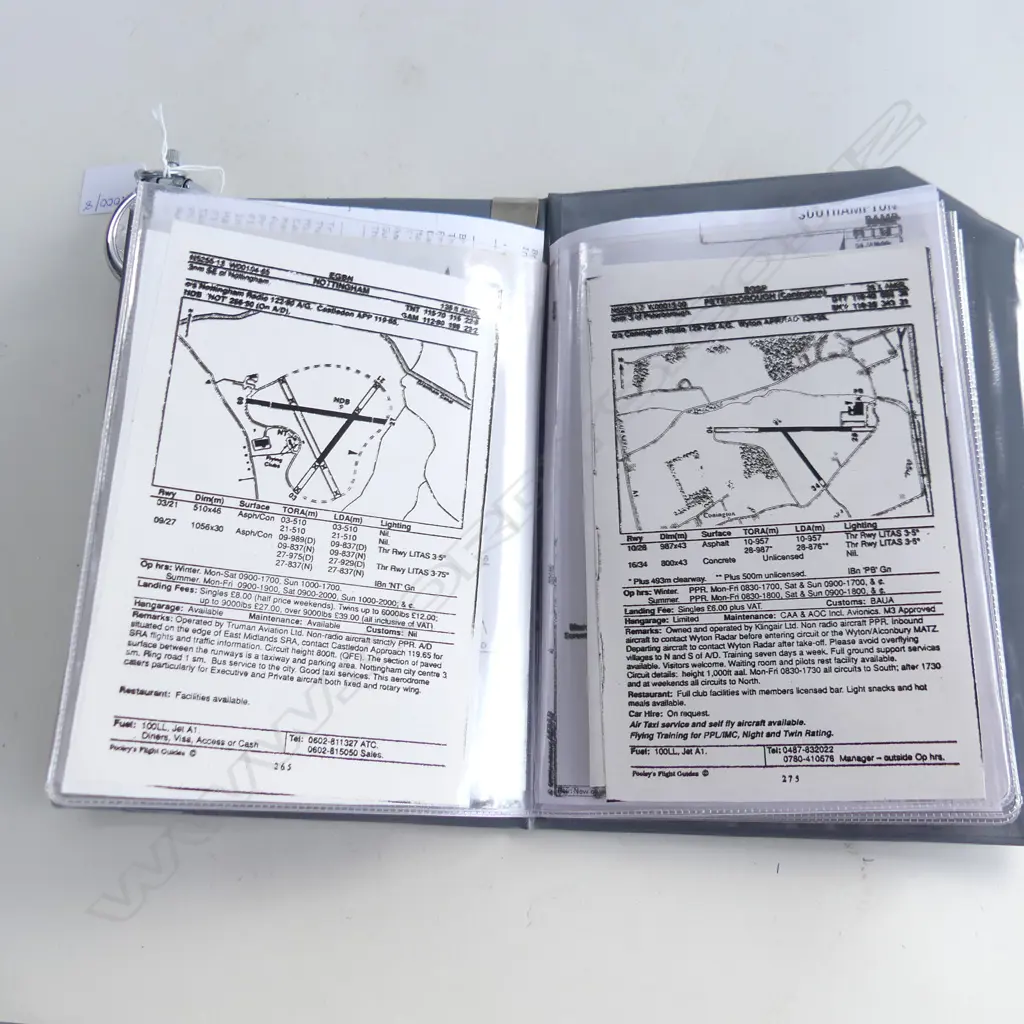 PILOTS KNEEBOARD w. SEKONDA STOP WATCH Image 1++