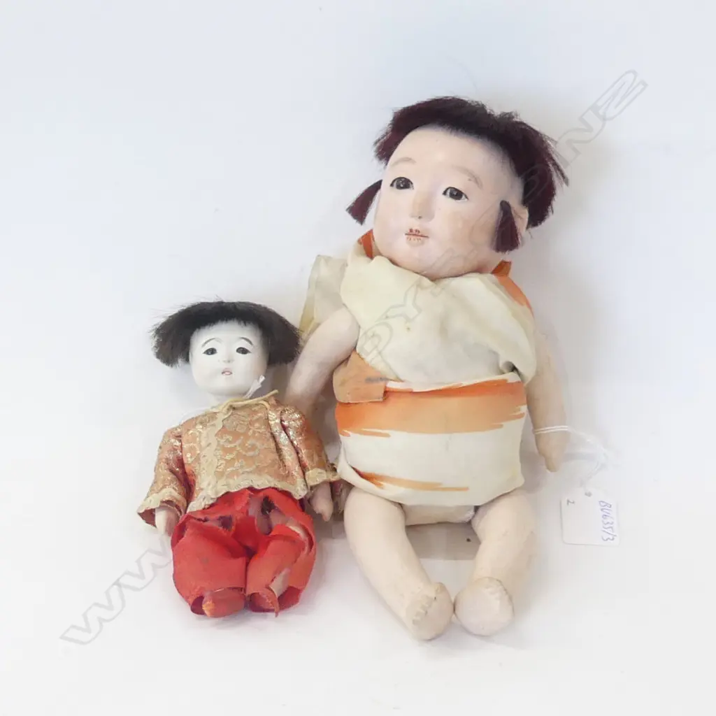 JAPANESE BOY DOLL WITH ANOTHER Image 1++